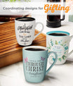 Christian Art Gifts Inspirational Ceramic Coffee & Tea Scripture Mug for Men