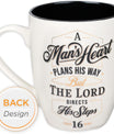 Christian Art Gifts Inspirational Ceramic Coffee & Tea Scripture Mug for Men