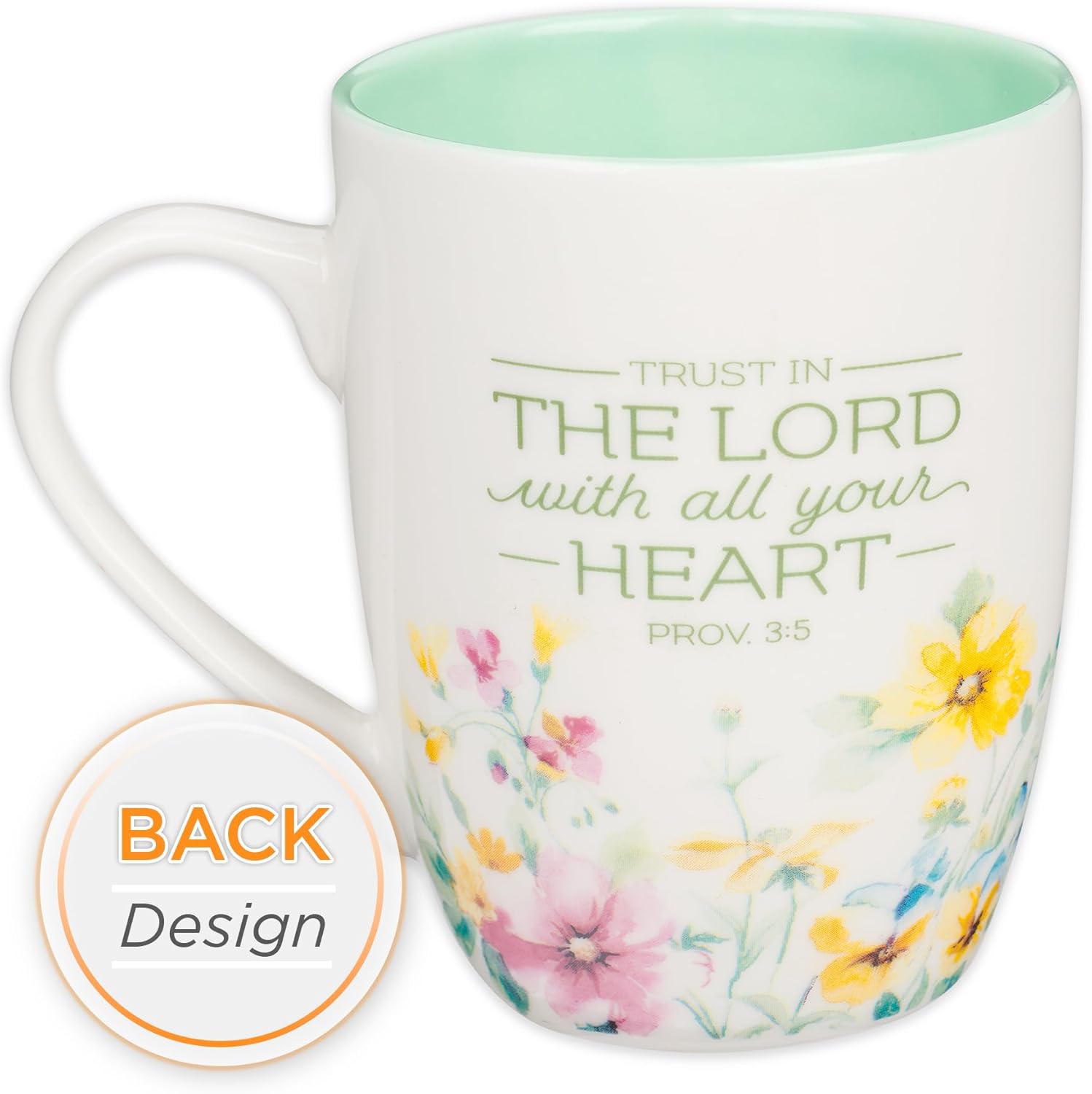 Christian Art Gifts Inspirational Ceramic Coffee & Tea Scripture Mug for Women