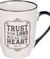 Christian Art Gifts White Ceramic Coffee Mug – 12 oz. Lead and Cadmium-free Non-Toxic Inspirational Scripture Coffee and Tea Mug for Men and Women with Bible Verse