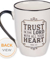 Christian Art Gifts White Ceramic Coffee Mug – 12 oz. Lead and Cadmium-free Non-Toxic Inspirational Scripture Coffee and Tea Mug for Men and Women with Bible Verse