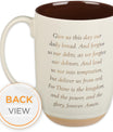 Christian Art Gifts White Clay Base Ceramic Coffee Mug 12 oz