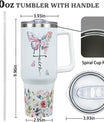 Christian Gifts For Women Religious Gifts Encouraging Inspiration Gifts For Elderly Women - 40oz Christian Tumblers With Handle Straw and Lid Faith Tumbler Cup Christian Travel Coffee Mug