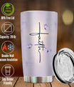 Christian Gifts for Women Faith - Christian Tumblers for Women Bible Gifts - Christian Tumbler Religious Gifts Spiritual Encouragement Inspirational Gifts for Women Stainless Steel Tumbler 20oz