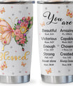 Christian Gifts for Women Tumbler 20oz, Religious Gift for Women, Baptism Confirmation Gifts for Girl