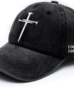 Christian Hats for Men Women Religious Cross Baseball Cap Jesus Adjustable Hat Pastor Gift for Men