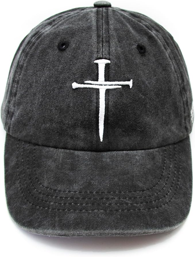 Christian Hats for Men Women Religious Cross Baseball Cap Jesus Adjustable Hat Pastor Gift for Men