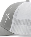 Christian Hats for Men Women, Embroidered Jesus Cross Trucker Hat