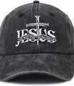 Christian Jesus Hat for Men Women, Adjustable Embroidered Cotton The Way The Truth The Life Baseball Cap