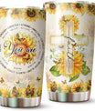 Christian Gifts, Tumbler 20 Oz With Lid And Straw, Religious Flower Women For Tumblers Floral, Jesus Coffee (Copy)