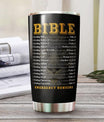 Christian Tumbler - Gifts for Christians on Christmas, Birthday - Religious Tumblers - Christian Cup - Christian Gifts For Men, Women - Bible Emergency Numbers Mug - Lion Christian Tumbler