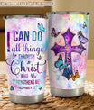 Christian Tumbler 20oz Stainless Steel Insulated Travel Mug Cup for Women Girls Inspiration Bible Verse Religious Gifts for Birthday Christmas