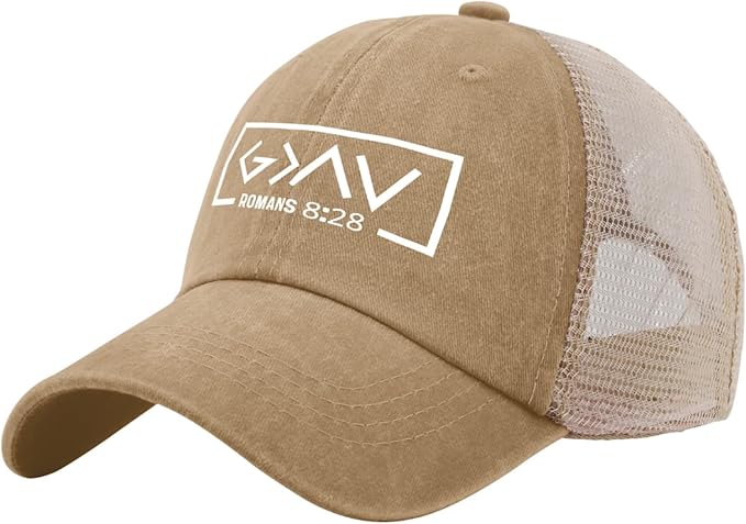 Dad Hat God is Greater Than The Highs and Lows Hat Trucker Hat Women Trendy Mesh Cap for Summer