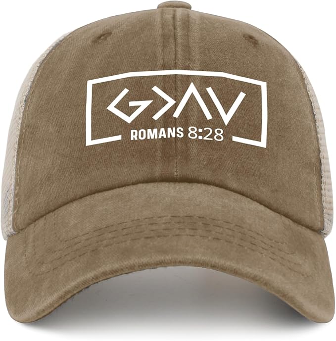 Dad Hat God is Greater Than The Highs and Lows Hat Trucker Hat Women Trendy Mesh Cap for Summer