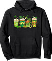 Funny St.Patricks Day shenanigans shamrocks Pullover Hoodie