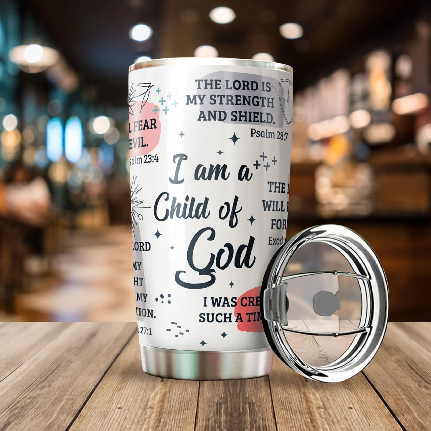 Gifts for Christmas - Christian Tumbler - Bible Emergency Tumber - Christian Mug - Gifts for Christian Women, Men - Religious Tumbler