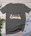 Frenchie Ghost Dog Costume Funny French Bulldog Halloween T-Shirt