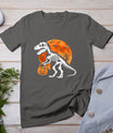 Halloween Shirt For Kids Toddler Skeleton Dinosaur Trex Boys T-Shirt