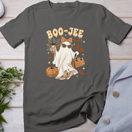Halloween Boo JEE Ghost Leopard Boo JEE Women Girl Halloween T-Shirt