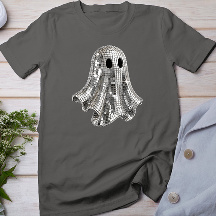 Disco Ghost Halloween Girly Mirror Ball Preppy Halloween T-Shirt