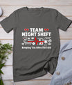 Night Shift Nurse Life Rn Lpn Cna Healthcare Heartbeat Love T-Shirt