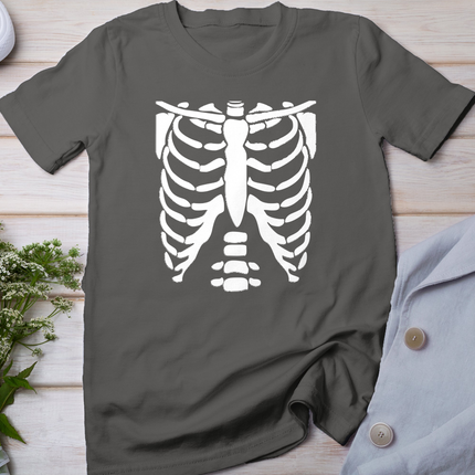 Skeleton Shirt Halloween Costume Rib cage Anatomy T-Shirt