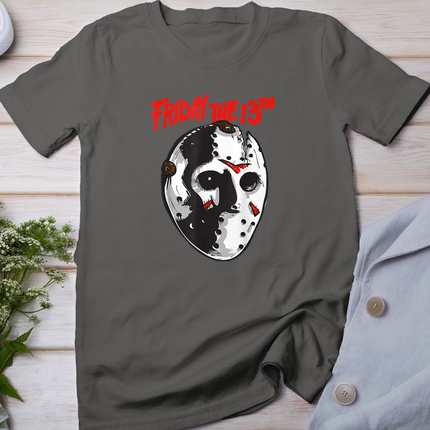 Friday The 13th Halloween Design Mask Art T-Shirt