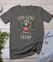 God Guns And Trump 2nd Amendment Flag Ar15 American Flag T-Shirt