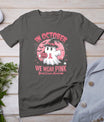 Breast Cancer Shirts Women Halloween In October We Wear Pink T-Shirt