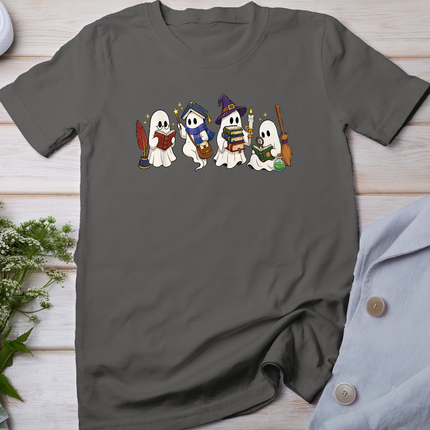 Halloween Ghosts Boo Reading Book Book Lover Bookworm Women T-Shirt