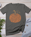 Vintage Pumpkin Women'S Autumn Fall Thanksgiving Halloween T-Shirt