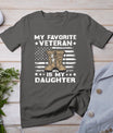 Veterans Day My Favorite Veteran Is My Daughter For Kids T-Shirt