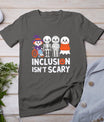 Inclusion Isn't Scary Slp Halloween Sped Teacher Ghost Mummy T-Shirt