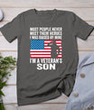 American Proud Veteran Son Veterans Day Memorial Day T-Shirt