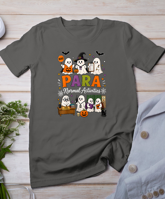 para Normal Activities SPED Teachers Ghost Fall Halloween T-Shirt