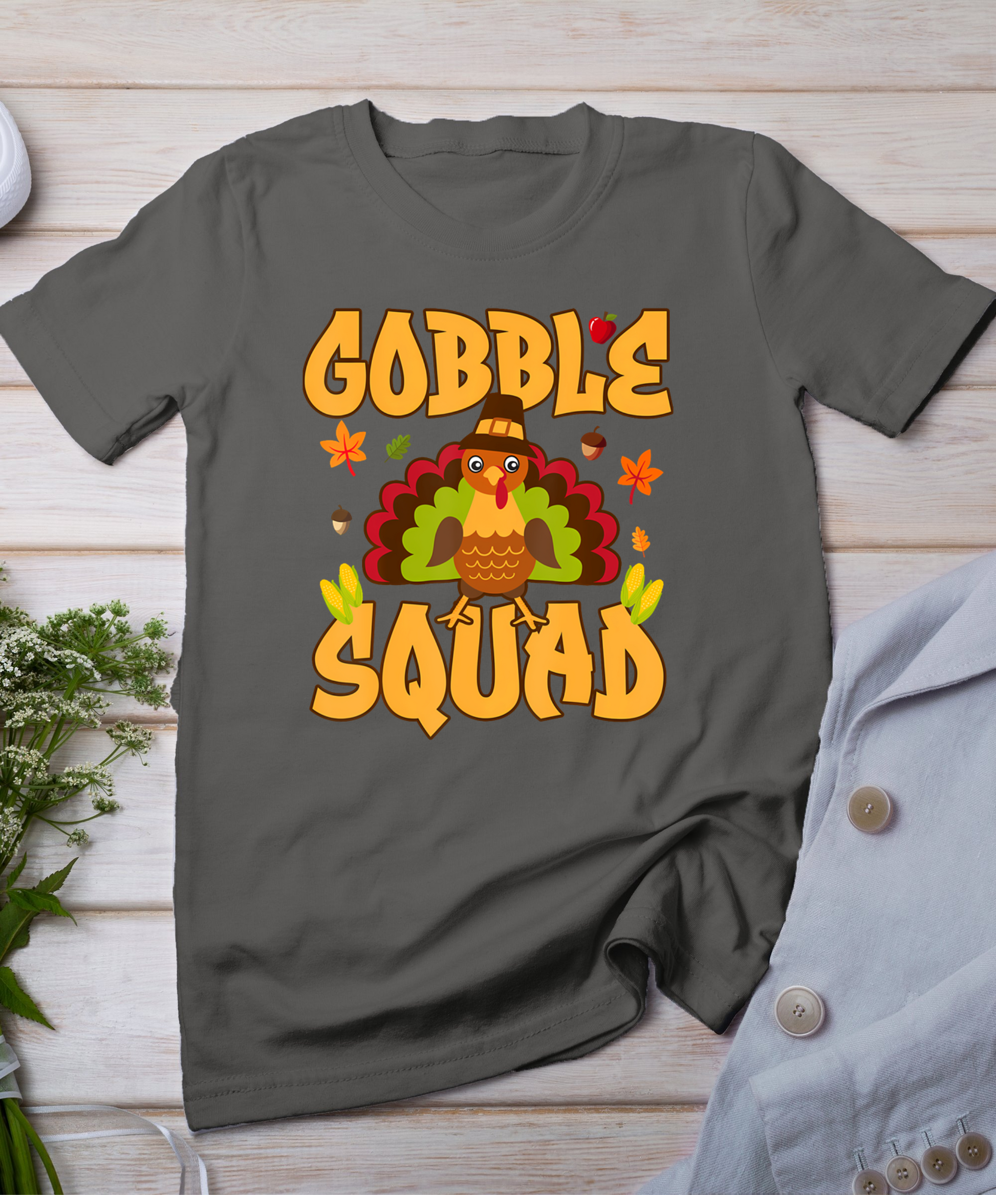 Gobble Squad Turkey Design - Gobble Squad T-Shirt