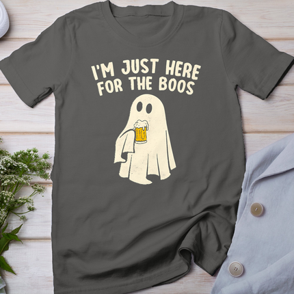 Funny I'm Just Here For The Boos Halloween Costumes Ghost T-Shirt