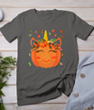 Cute Unicorn Pumpkin For Kids Halloween Thanksgiving T-Shirt