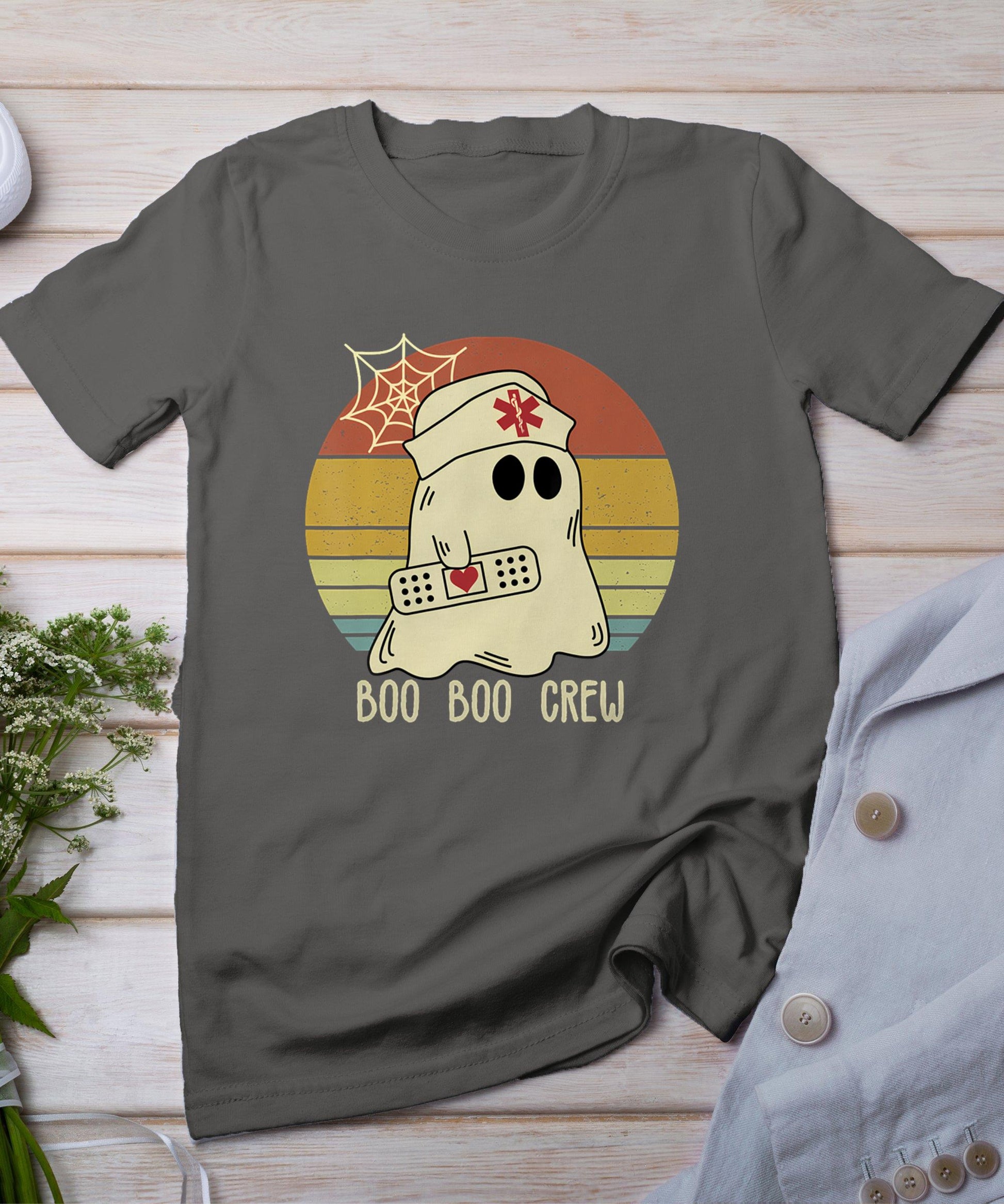 Boo Boo Crew Nurse Shirts Halloween Nurse Shirts For Women T-Shirt