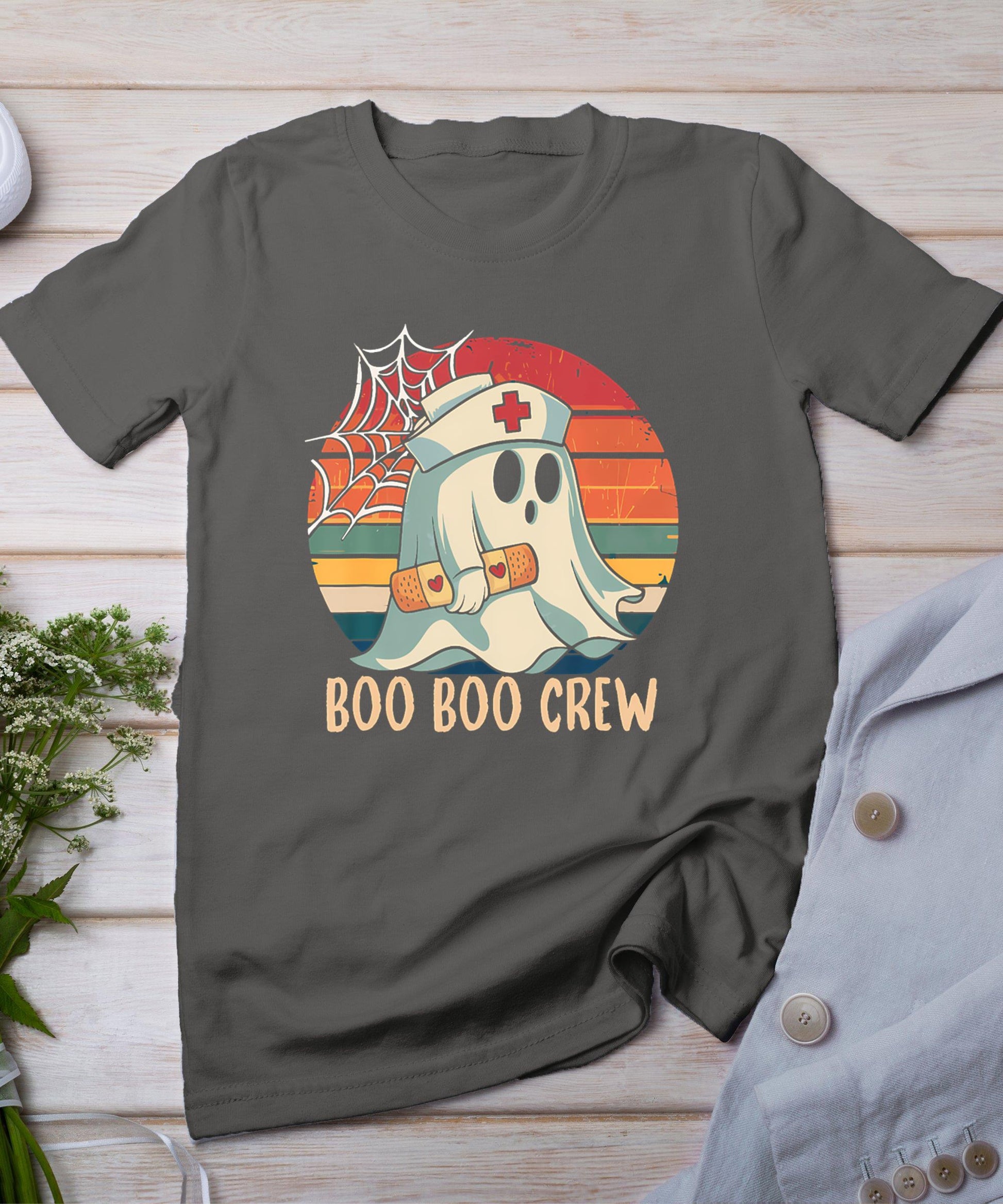 Boo Boo Crew For Nurse Halloween Nursing T-Shirt