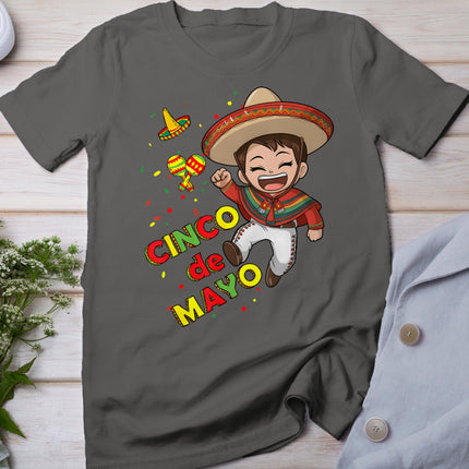 Cinco De Mayo For Kids Boys Mexican Design Awesome Fiesta T-Shirt