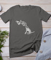 Dog Skeleton Hand Boop Funny Halloween Puppy Dog Lover Gift T-Shirt