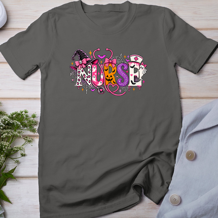 Halloween Nurse Spooky Costume Nursing Stethoscope Nurse T-Shirt