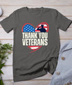 Thank You Veterans Day Memorial Day Partiotic Military Usa T-Shirt