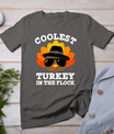 Thanksgiving For Men Boys Toddler Kids Coolest Turkey T-Shirt