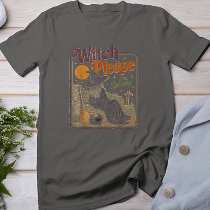 Halloween Witch Please I'm Spooky Vintage Halloween T-Shirt