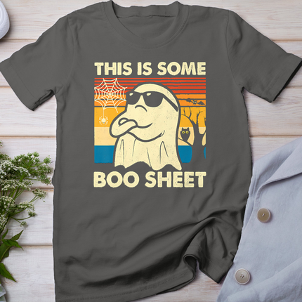 This Is Some Boo Sheet Ghost Retro Funny Halloween Men Women T-Shirt