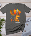 Love Turkey Thanksgiving Nurse Life Fall Scrub Top Women T-Shirt