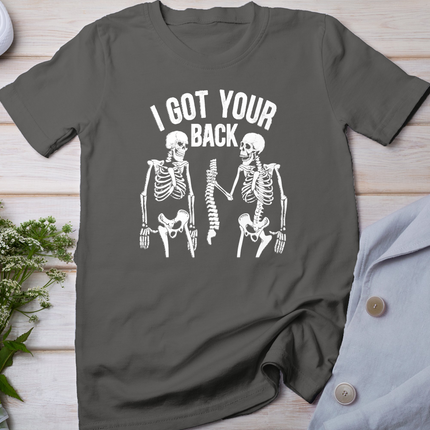 I got your back funny skeleton, Halloween Humor Tee, Gift T-Shirt