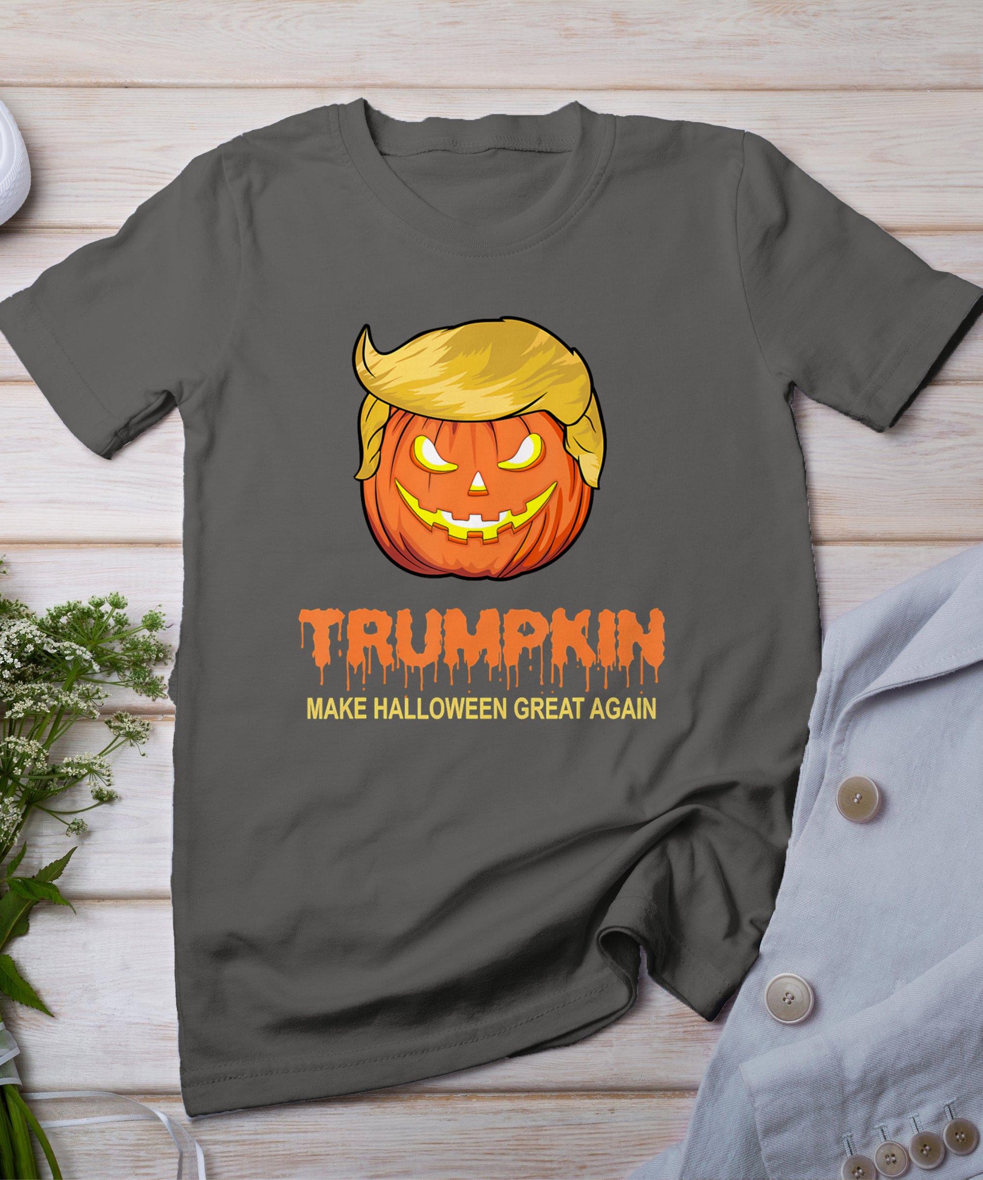 Halloween Trumpkin T-Shirt - Make Halloween Great Again Tee T-Shirt